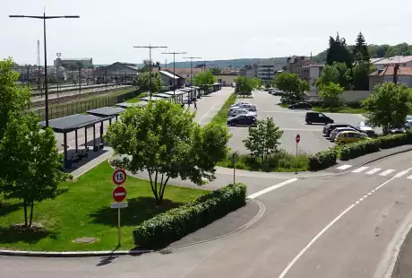 Savart Paysage - paysagiste urbaniste - Bar-le-Duc - Meuse - Grand Est - pôle multimodal - aménagement public - parvis gare