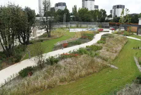 Savart paysage - paysagiste urbaniste - Antony – Hauts-de-Seine – Ile-de-France – IRSTEA – cemagref - jardin privé – développement durable – biodiversité
